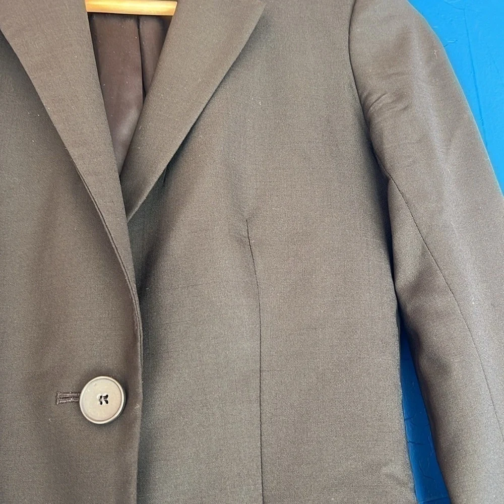 Club Monaco blazer Women’s black wool blend‎ professional office quality work